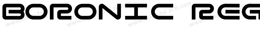 Boronic Regular字体转换